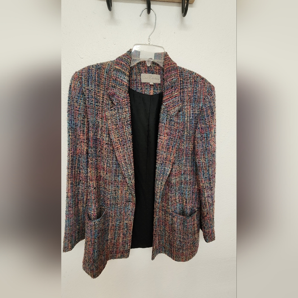 Vintage Emil Rutenberg Multicolor Tweed Blazer